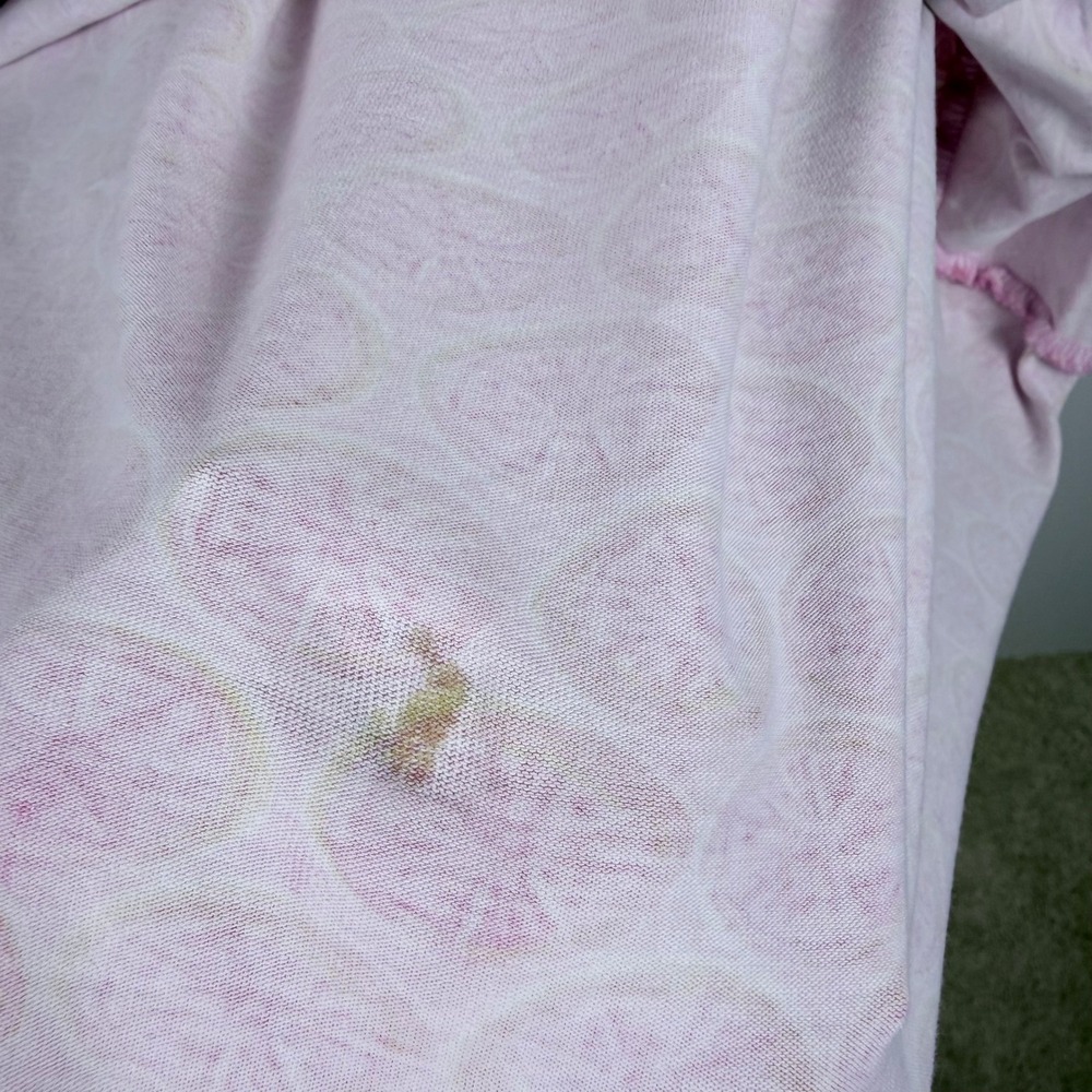 Coastal Fresh Produce Pink Citrus Fruit Print Wrap Dress XL Sleeveless  *Flawed - Picture 8 of 12